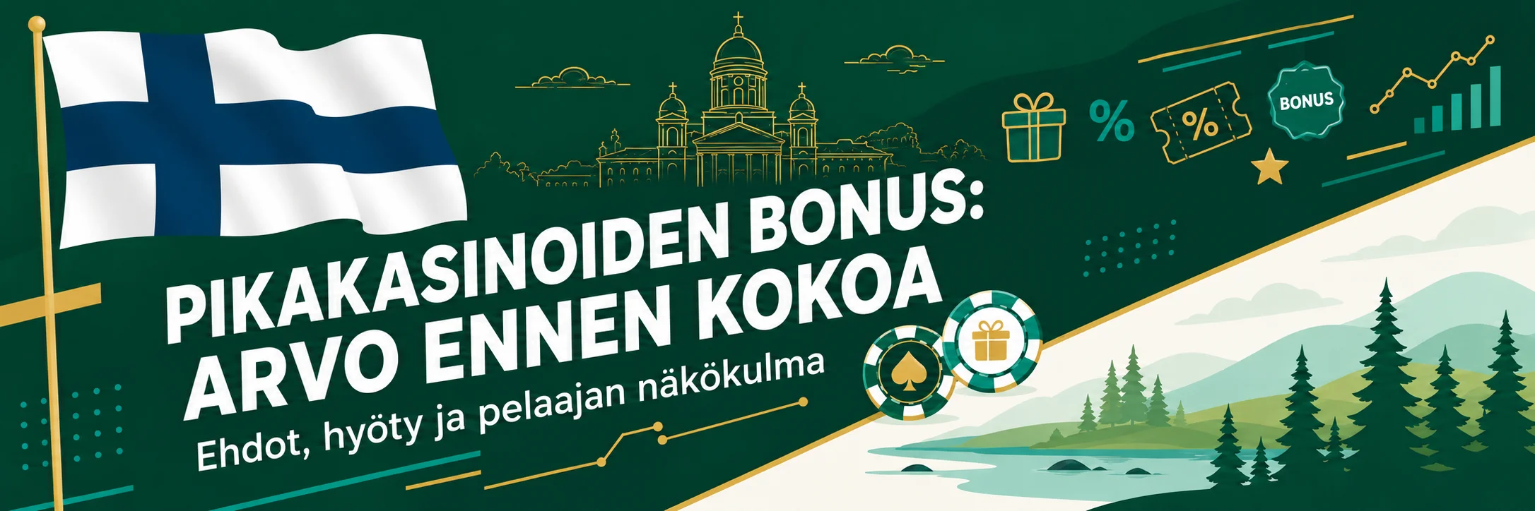 Pikakasinoiden bonus: arvo ennen kokoa Suomessa