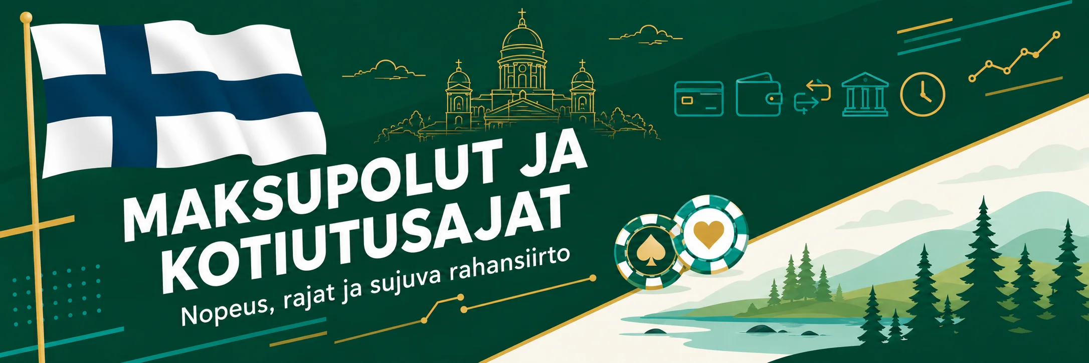 Pikakasinoiden maksupolut ja kotiutusajat Suomessa