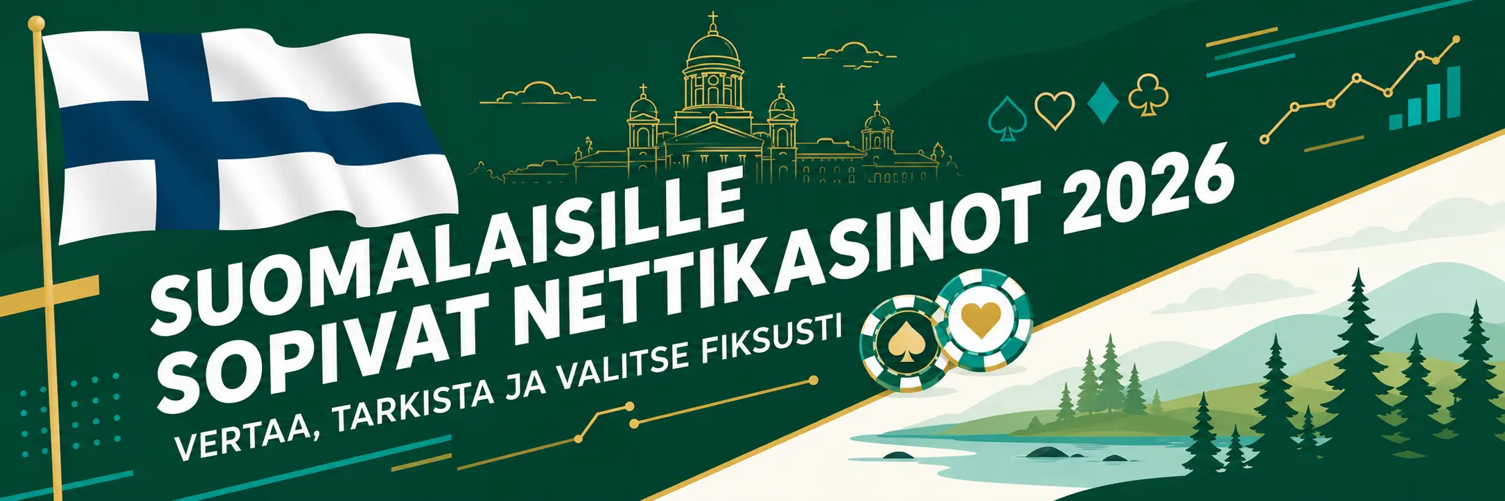 Suomalaisille sopivat nettikasinot ja turvallinen pelaaminen